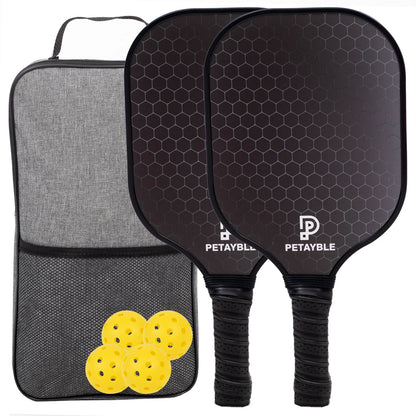 Pickleball Paddles, Fiberglass Surface Pickleball Set,