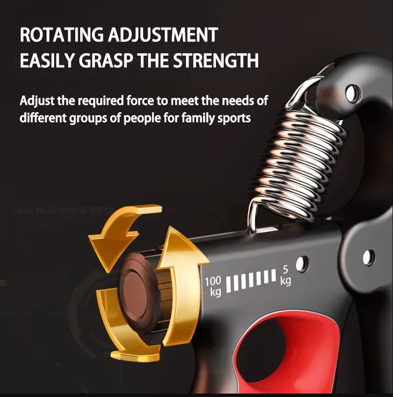 5-150kg Adjustable Grip Strength!