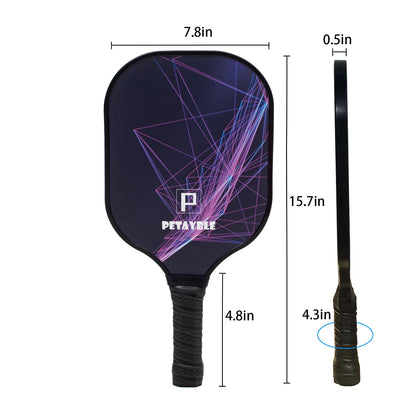 Pickleball Paddles, Fiberglass Surface Pickleball Set,