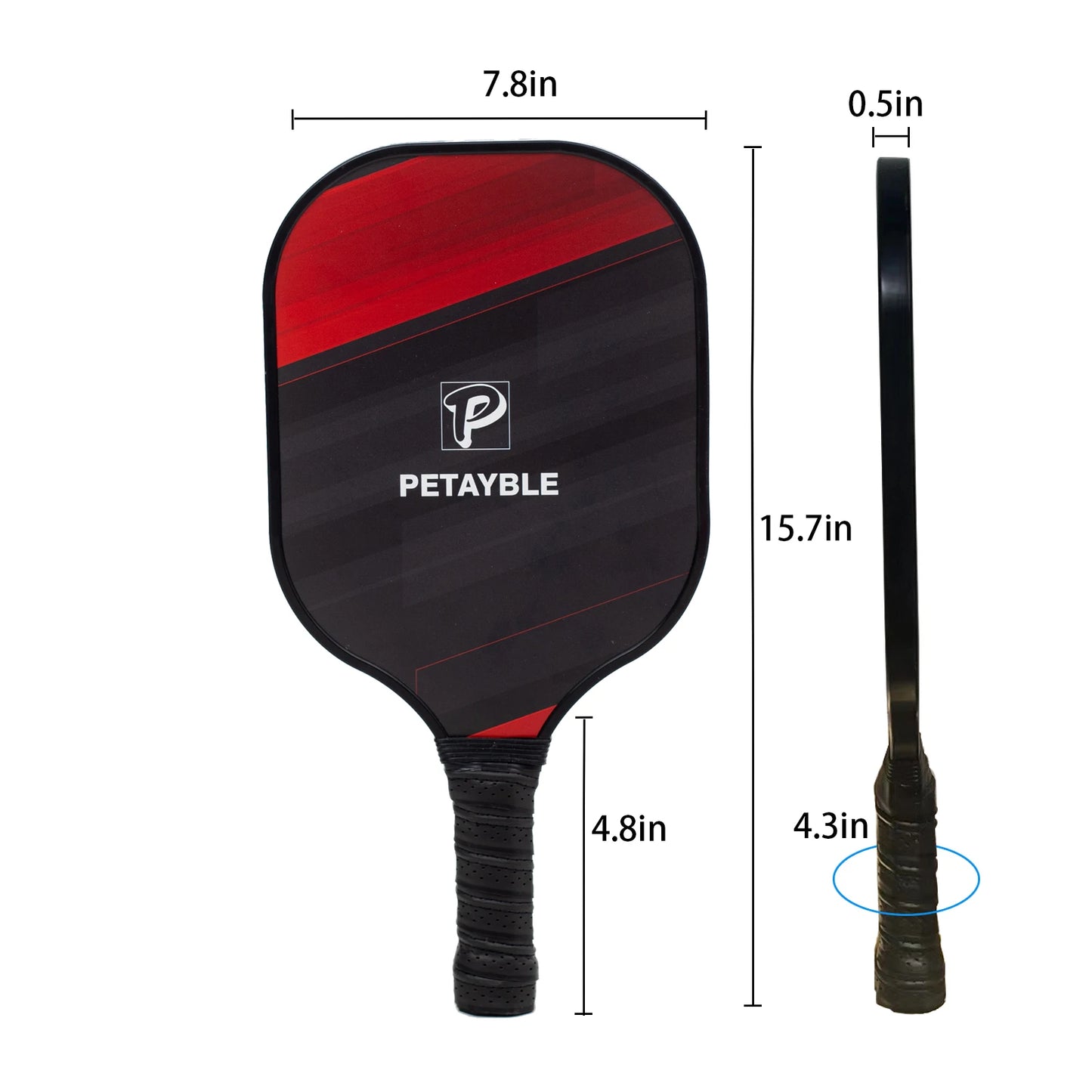 Pickleball Paddles, Fiberglass Surface Pickleball Set,